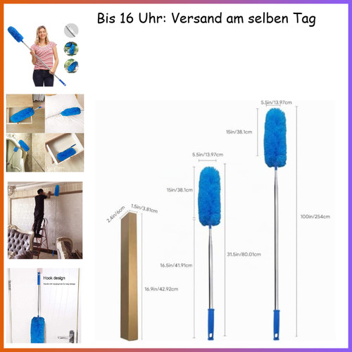 Staubwedel teleskop waschbar - staubwedel,